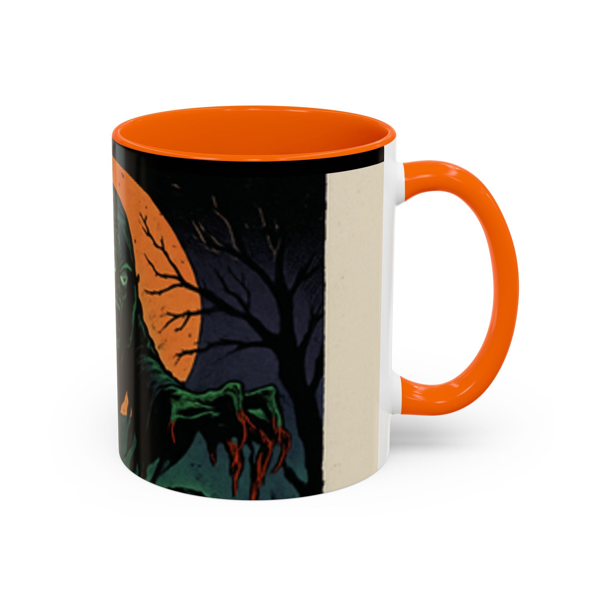 Spooky Goule Accent Coffee Mug — Cozy October Autumn Vibes (11/15oz)