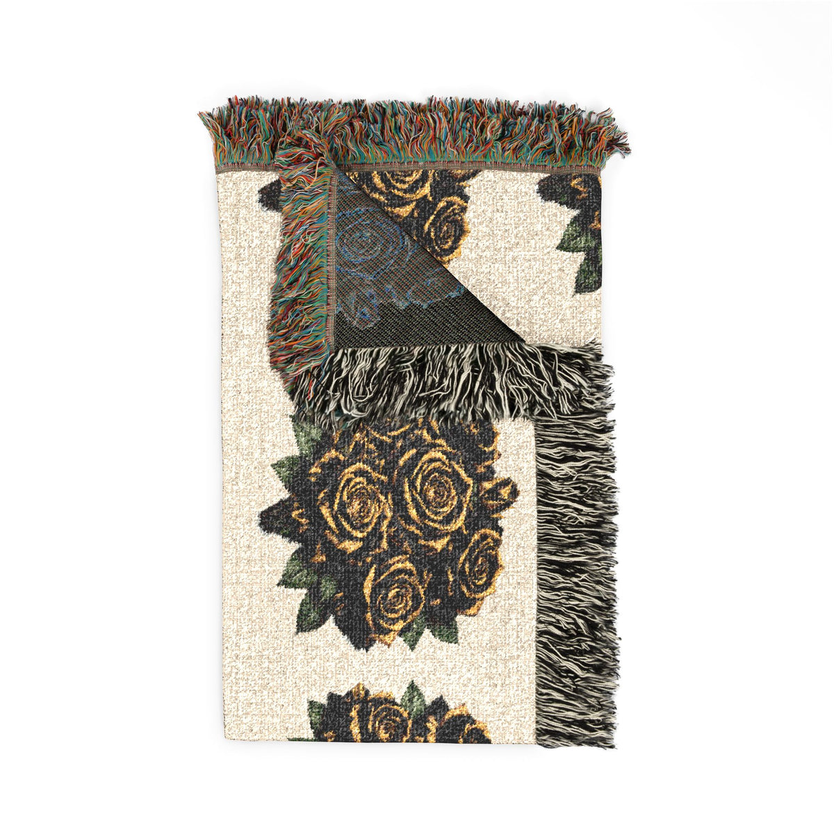 Sunflower Pattern Woven Blanket
