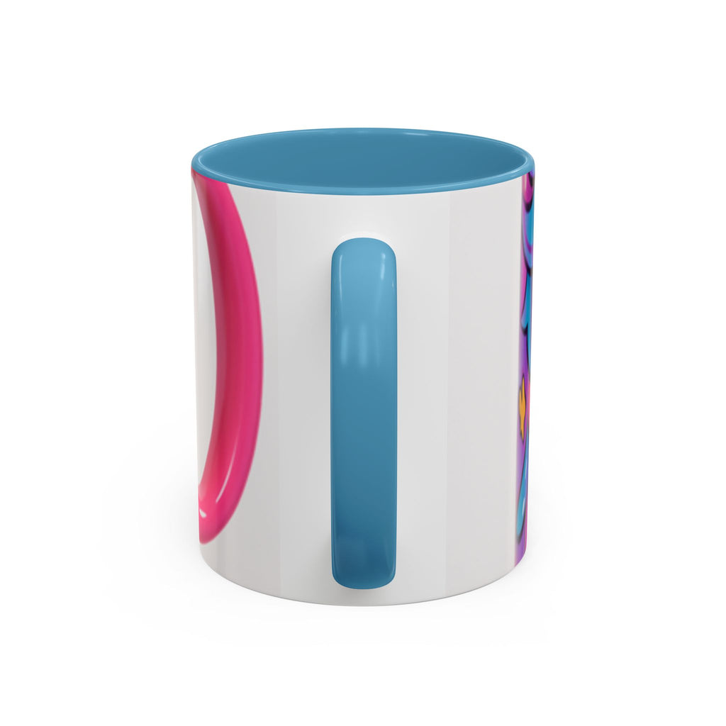 Vibrant Anime Inspired Coffee Mug, Cute Cat Lover Gift, Fun Kitchen Accessory, Bright Accent Mug for Daily Use, Whimsical Drinkware