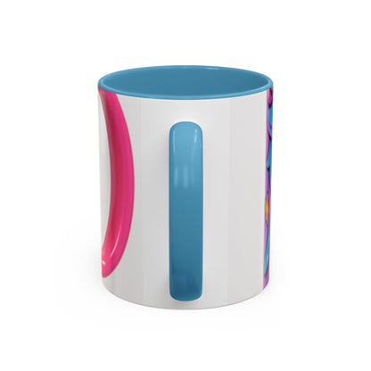 Vibrant Anime Inspired Coffee Mug, Cute Cat Lover Gift, Fun Kitchen Accessory, Bright Accent Mug for Daily Use, Whimsical Drinkware