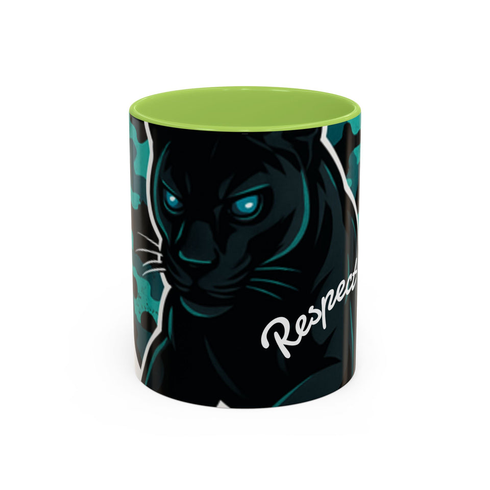 Panther Coffee Mug, Gift for Soccer Mom, Mother's Day Mug, animal lover Mom Gift, Coffee Mug for Mom, Mug Gift for Her, Ceramic Mug with