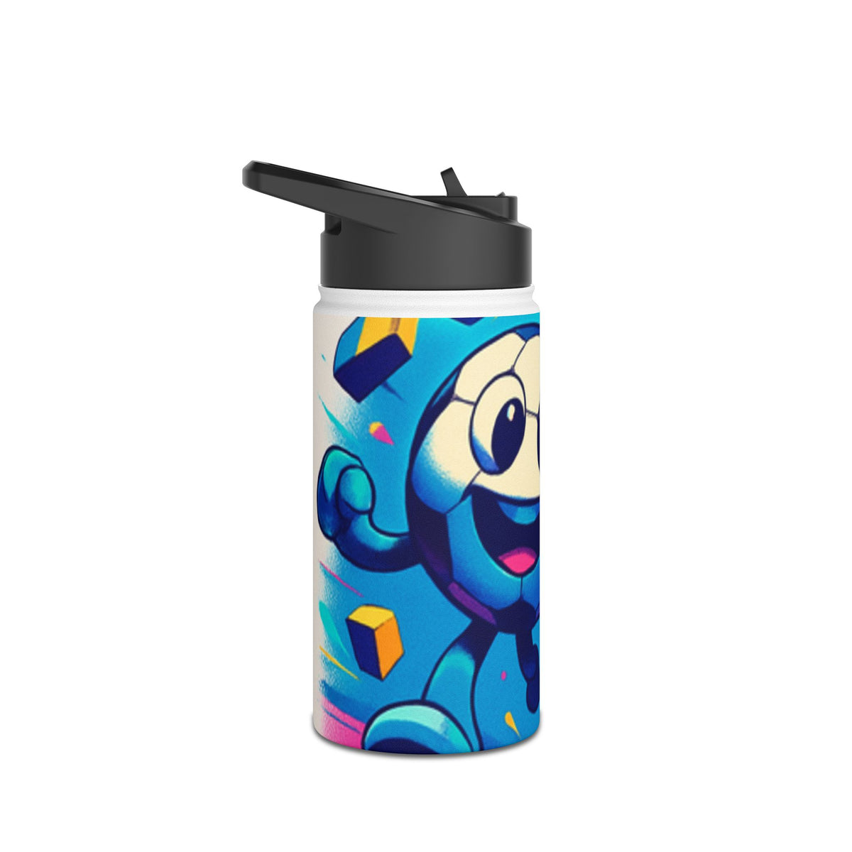 CartersLog Abstract Rust Texture Stainless Steel Water Bottle – 12oz 18oz 32oz Orange Brown Pattern