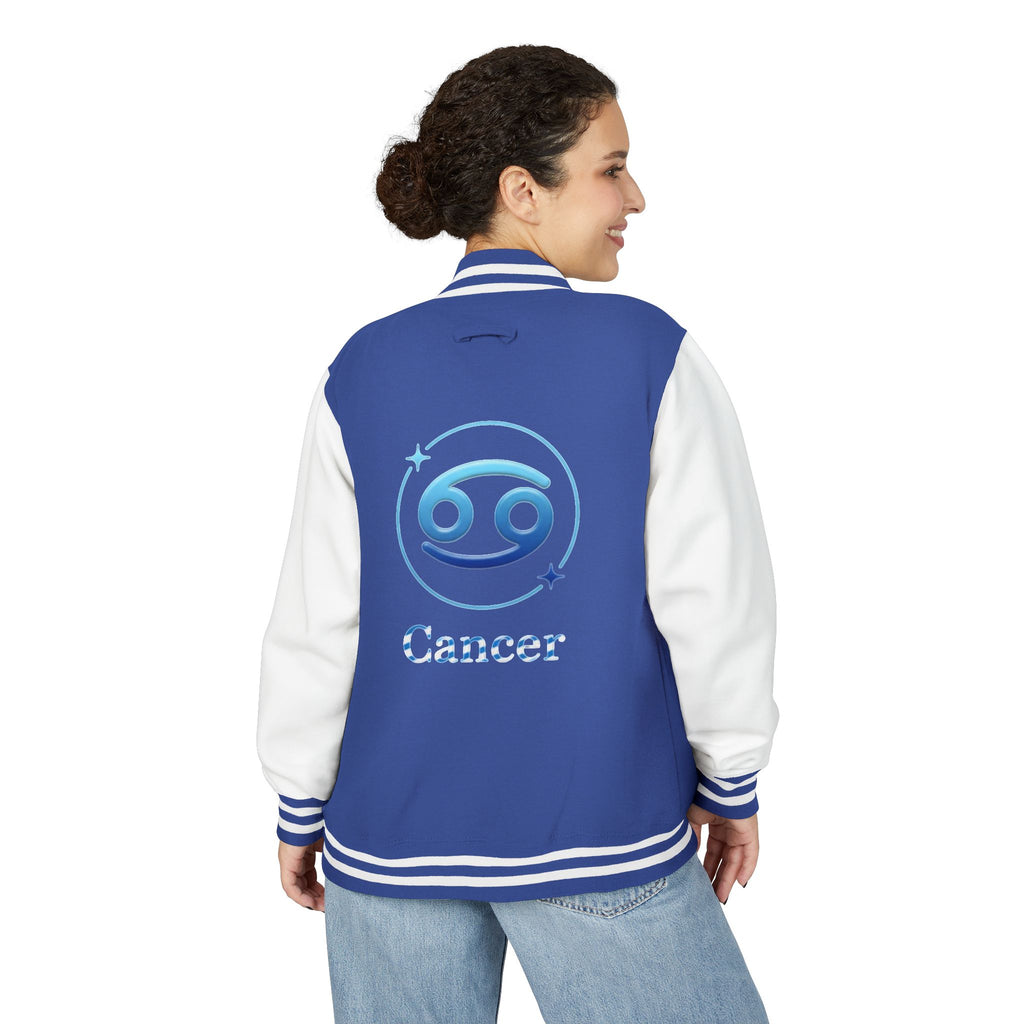Zodiac Signs Logo Letterman Jacket personalized chest monogram | Astrology Jacket