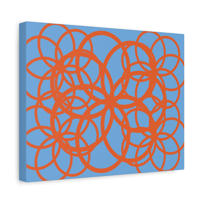 Abstract Canvas Wall Art – Cool Shapes Modern Geometric Decor