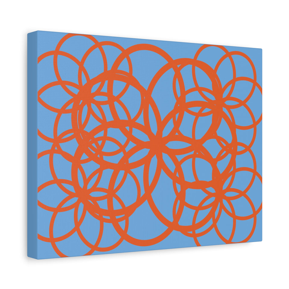 Abstract Canvas Wall Art – Cool Shapes Modern Geometric Decor