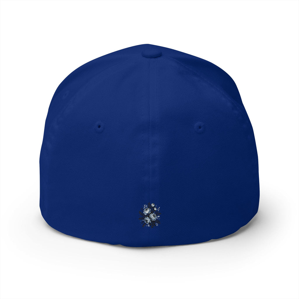 Serenity Embroidered Cap — Floral Calm Baseball Hat