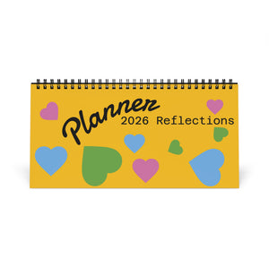 Love Bomb Desktop Calendar, Monthly Planner, Office Decor, Cute Desk Accessories, Fun Work Gifts