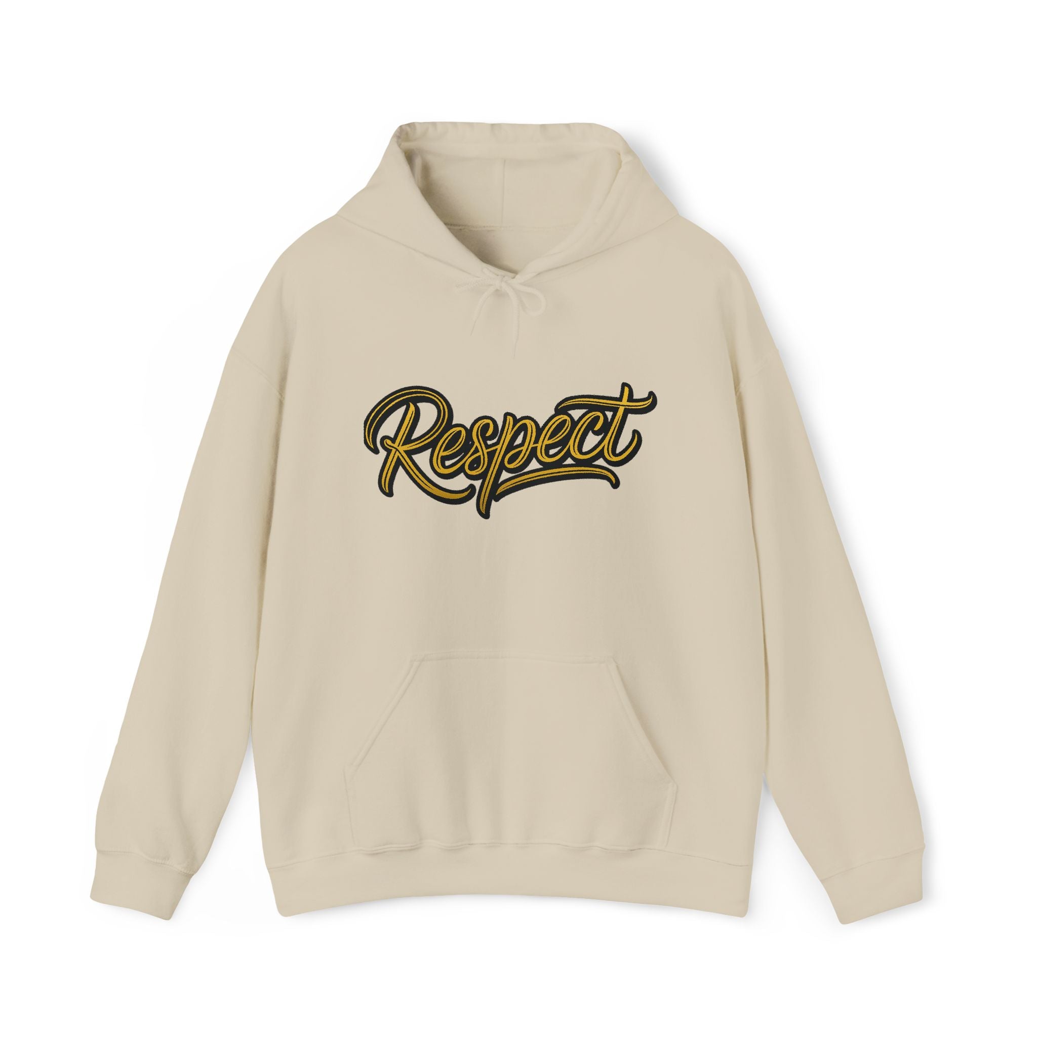 Respect Is Earned hoodie | Script varsity style sweatshirt