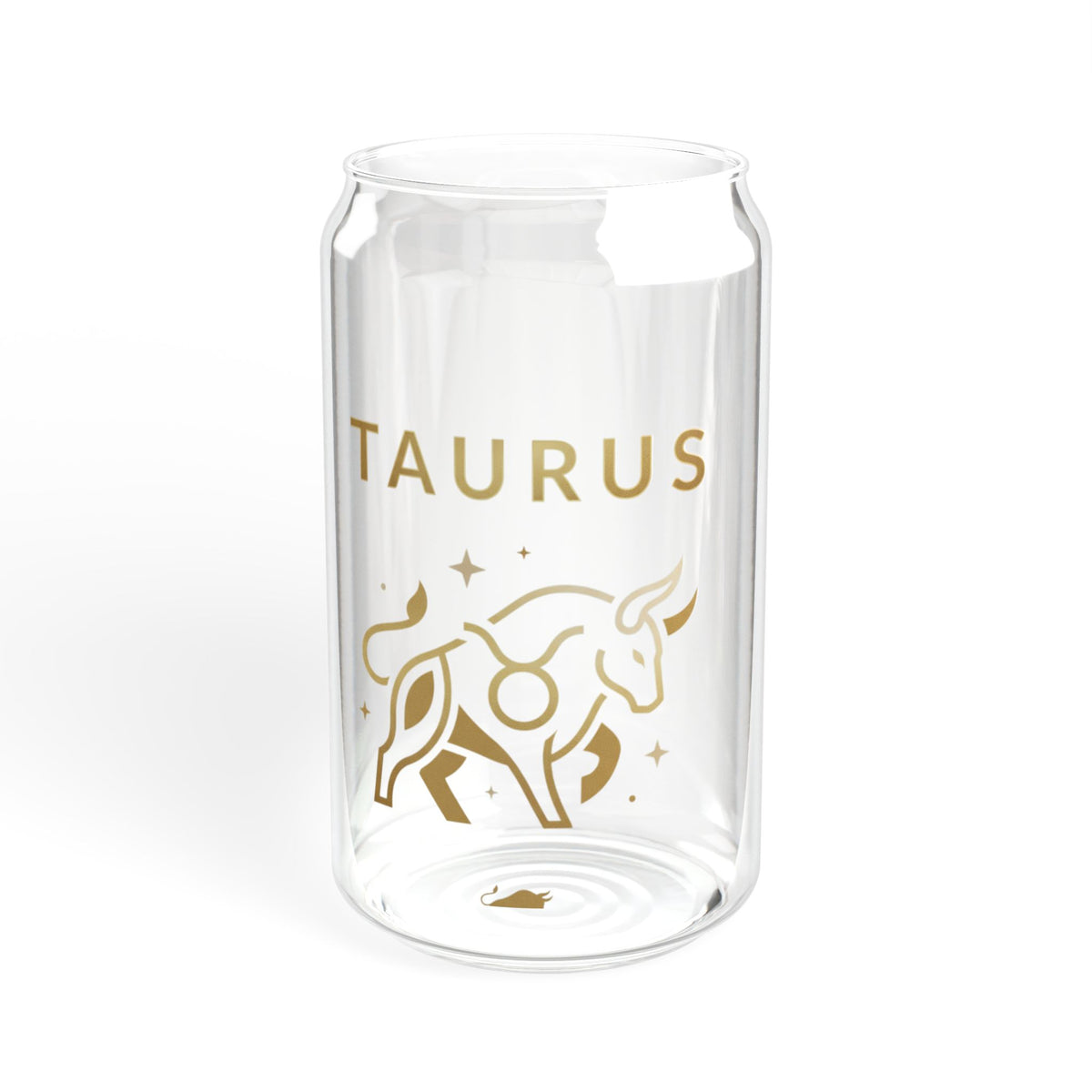 Taurus Zodiac 16oz Sipper Glass with Straw