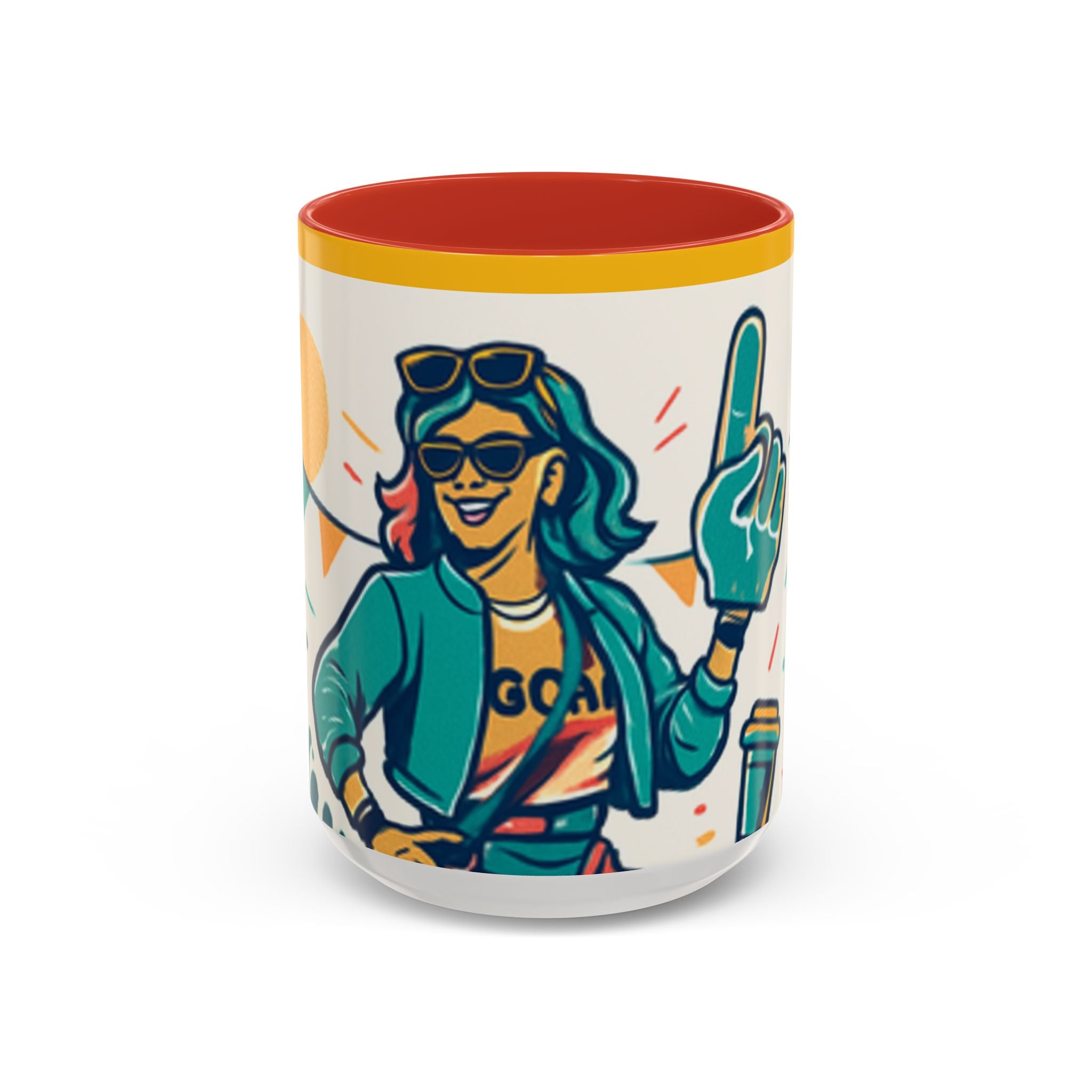 Hooray Accent Ceramic Mug