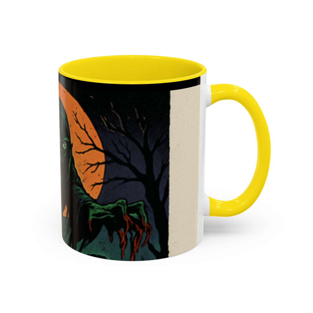 Spooky Goule Accent Coffee Mug — Cozy October Autumn Vibes (11/15oz)