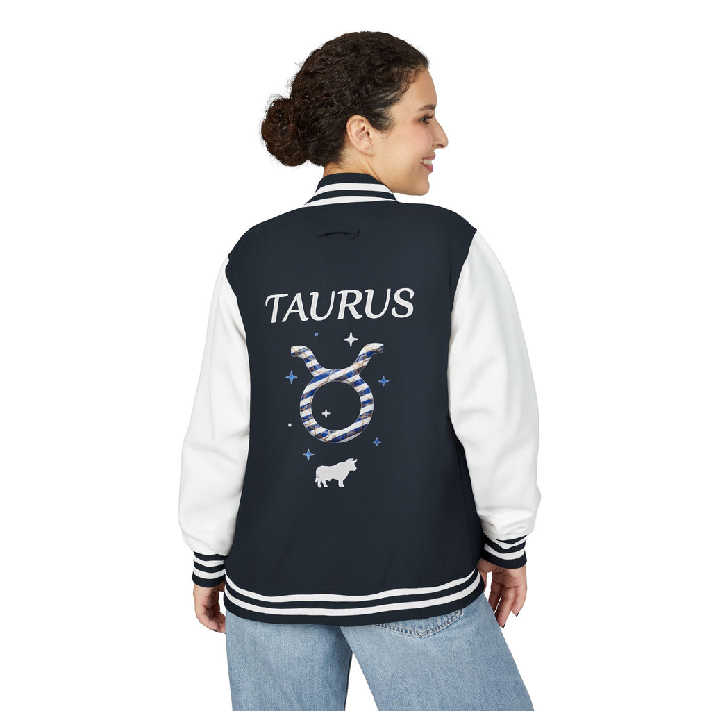 Zodiac Signs Logo Letterman Jacket personalized chest monogram | Astrology Jacket