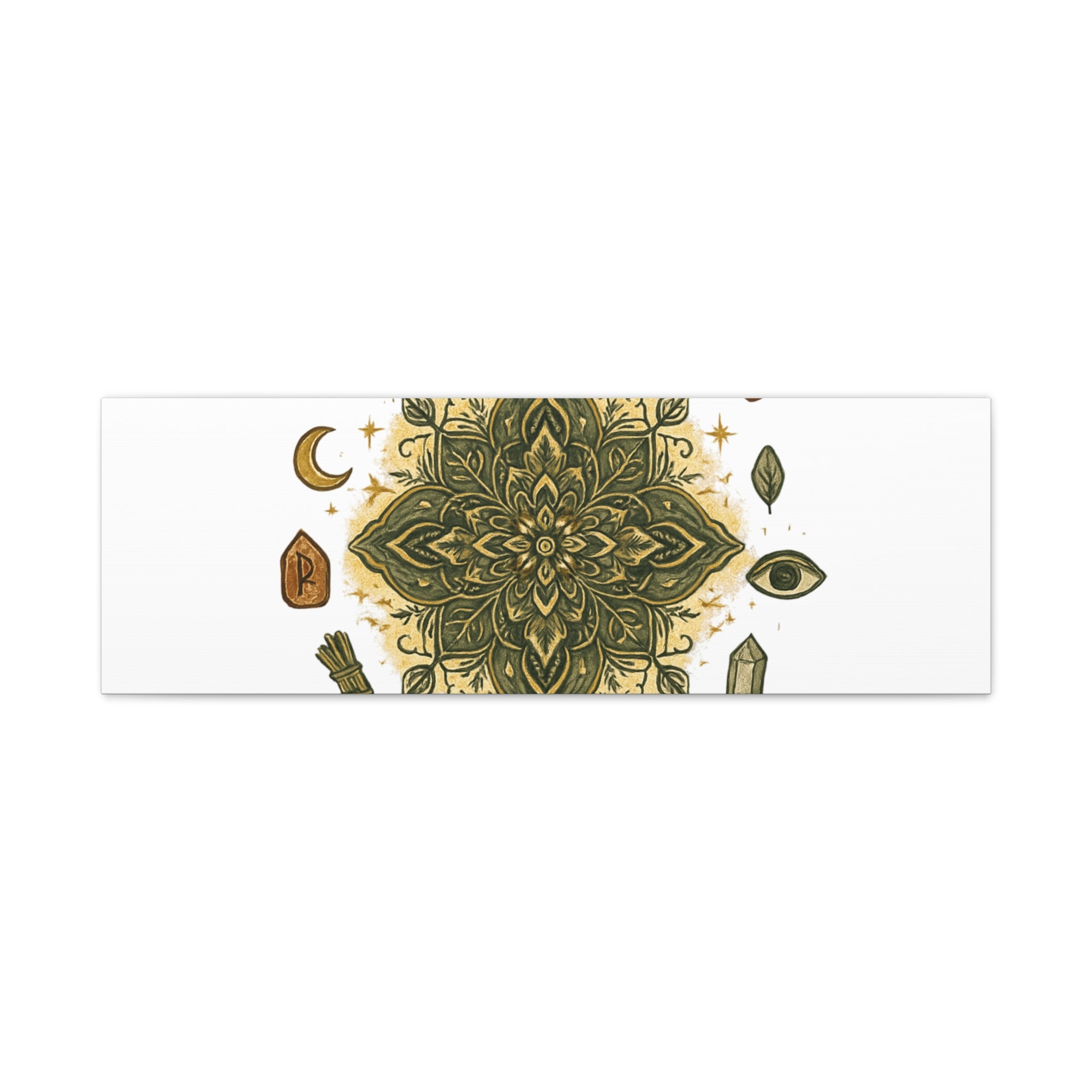 Embrace Your Journey Mandala Canvas | Matte Stretched Wall Art