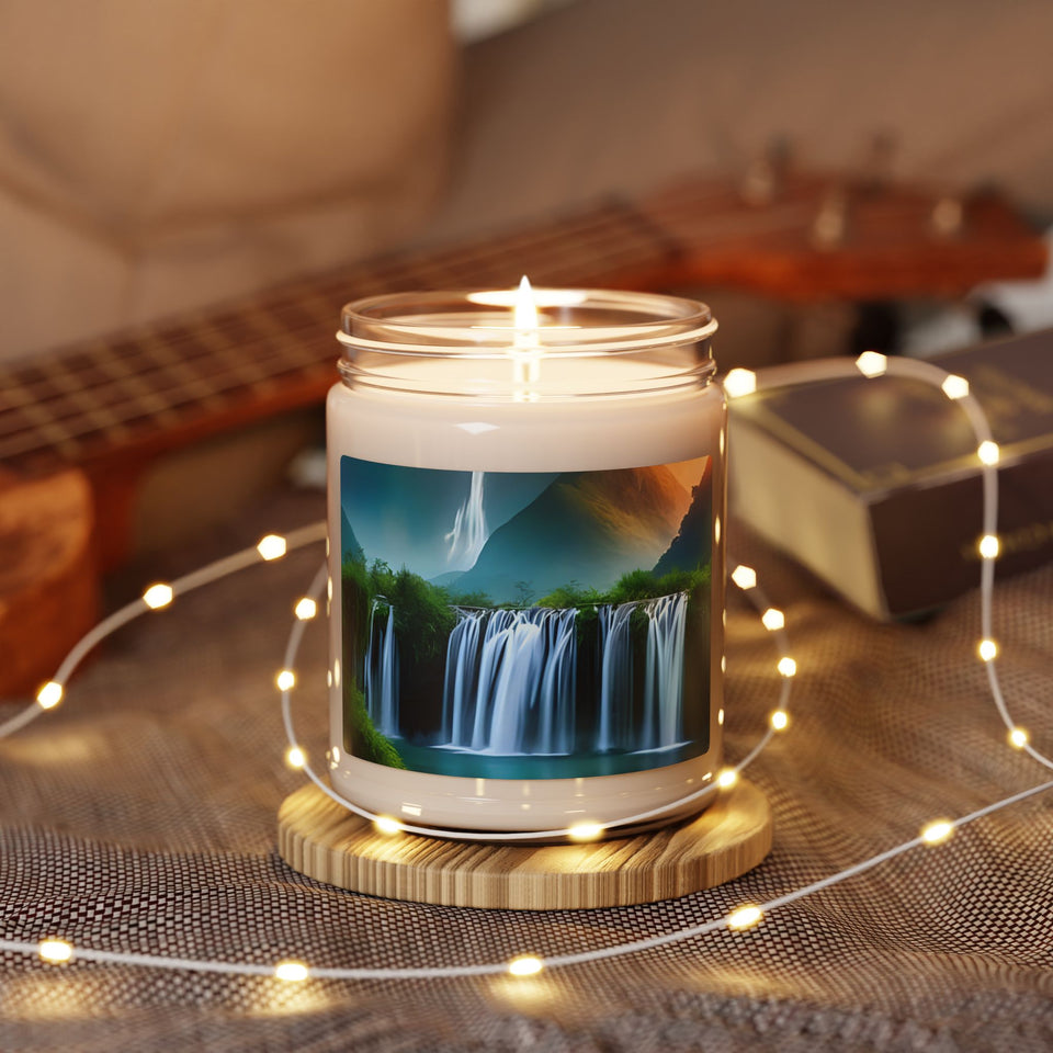 Relaxing Waterfall Scented Soy Candle