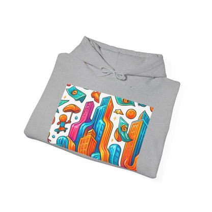 Designed Hooded Sweatshirt, Graphic Hoodie, Cozy Pullover, Men&