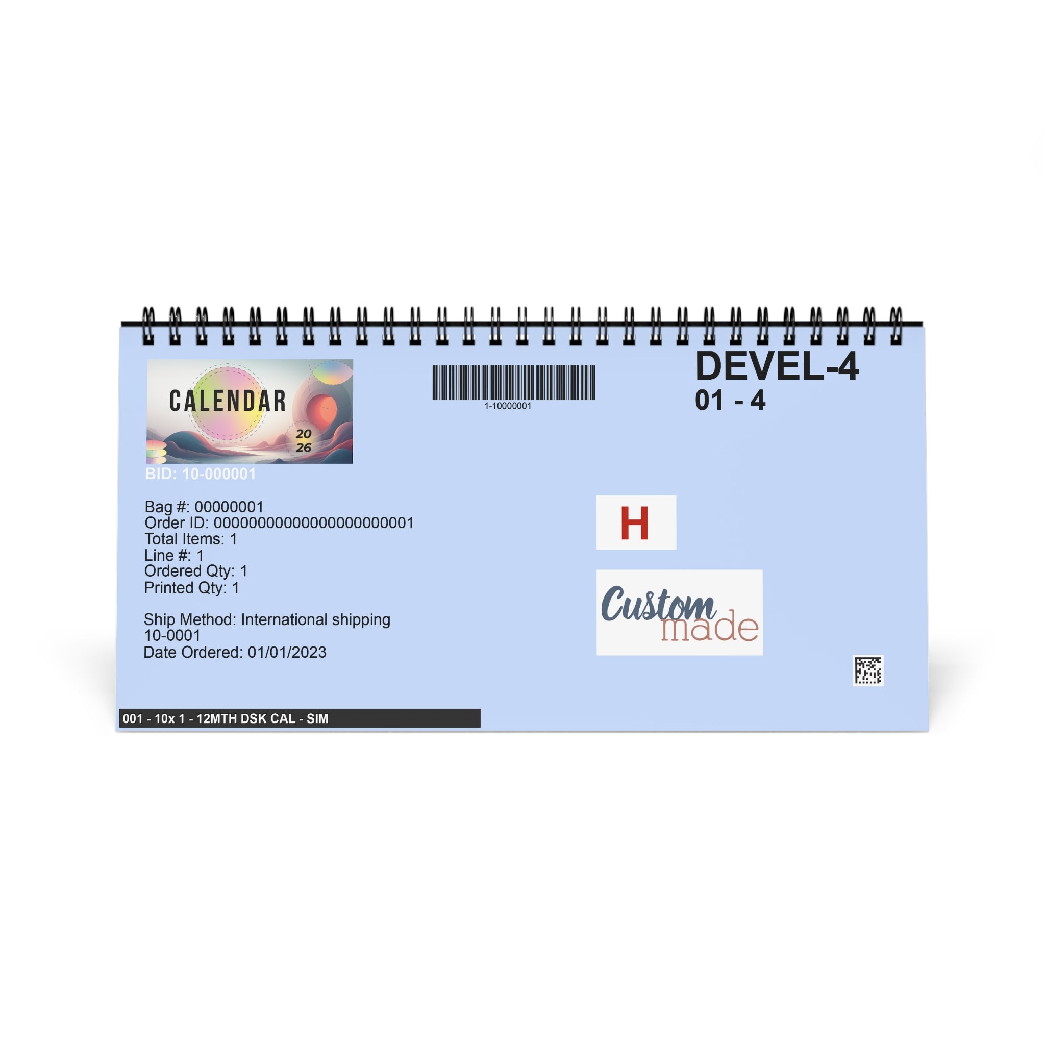 2026 Desktop Calendar | Spiral Desk Planner, Yearly Organizer, Office Decoration, Monthly Scheduler, Academic Agenda
