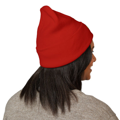 Aries Zodiac Embroidered Cuffed Beanie