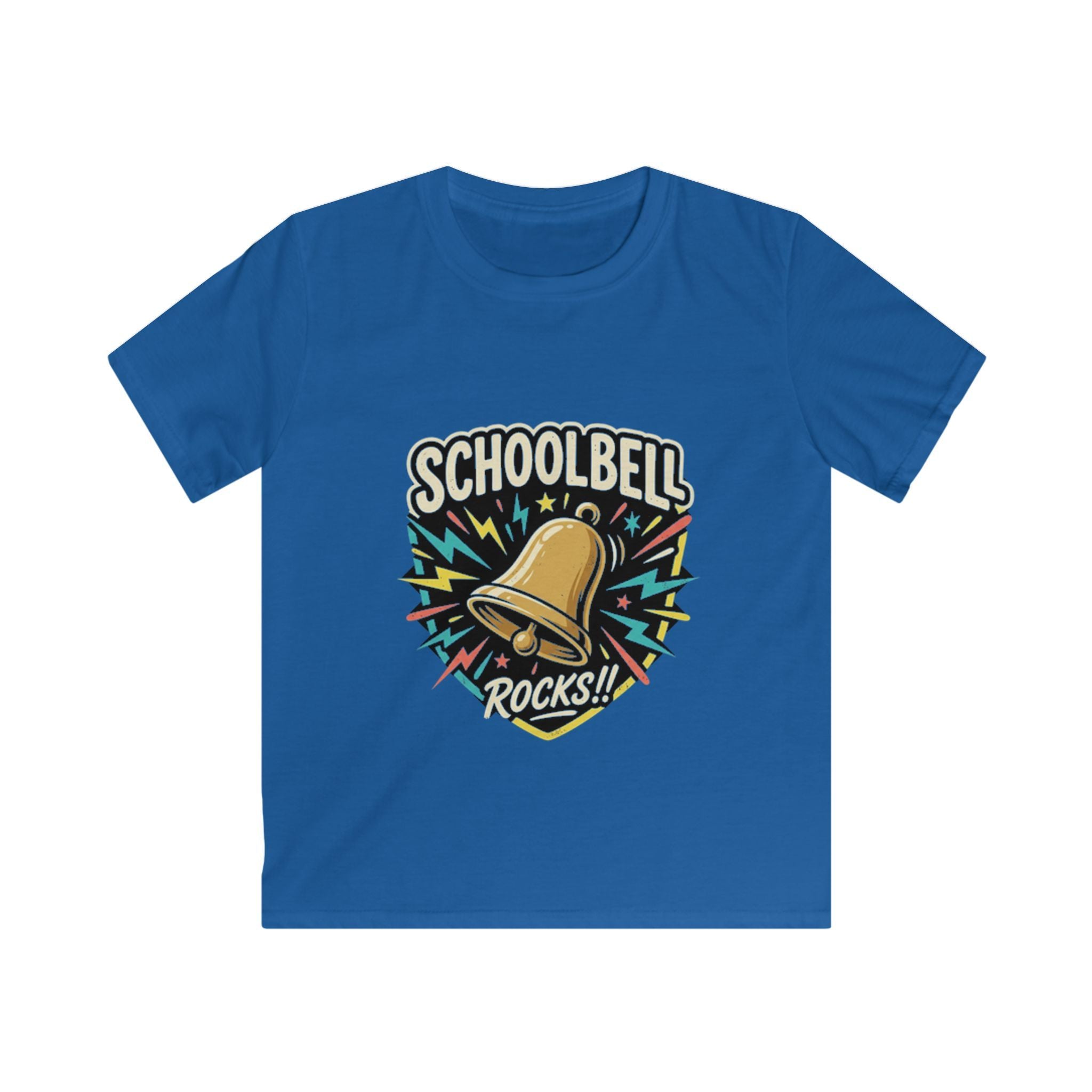 Kids Tee — "Schoolbell Rocks" Back-to-School Graphic T‑Shirt