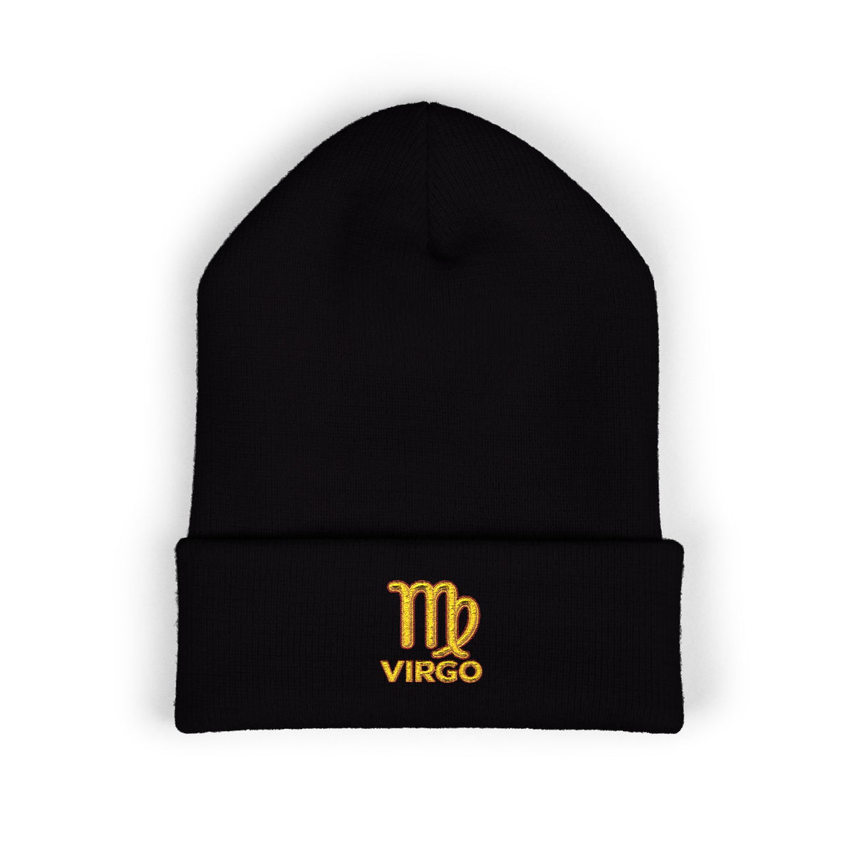 Virgo Zodiac Embroidered Cuffed Beanie