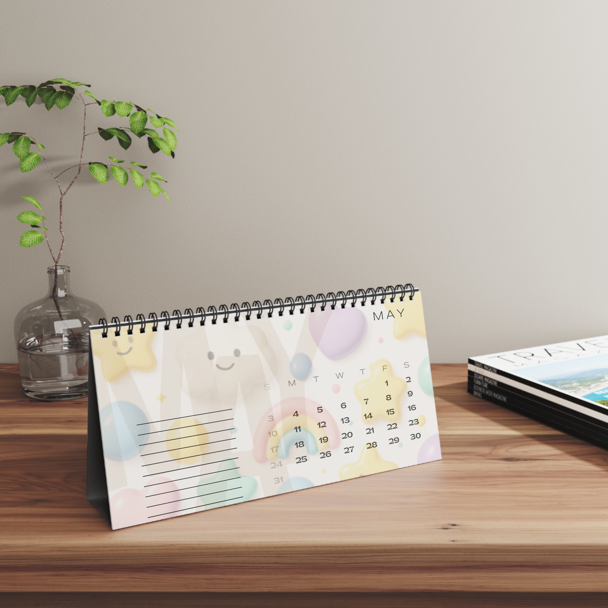 2026 Ovulation Tracker Desktop Calendar | Monthly Fertility Planner