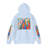 Designed Hooded Sweatshirt, Graphic Hoodie, Cozy Pullover, Men's/Women's Winter Clothing, Gift for Him/Her