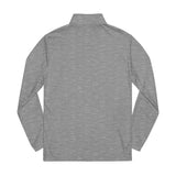 Green Floral Dragon Embroidery Quarter-Zip Pullover