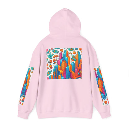 Designed Hooded Sweatshirt, Graphic Hoodie, Cozy Pullover, Men&