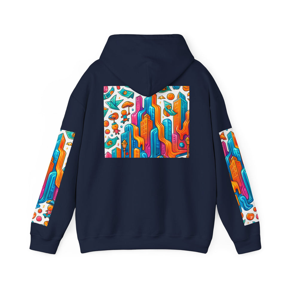 Designed Hooded Sweatshirt, Graphic Hoodie, Cozy Pullover, Men's/Women's Winter Clothing, Gift for Him/Her