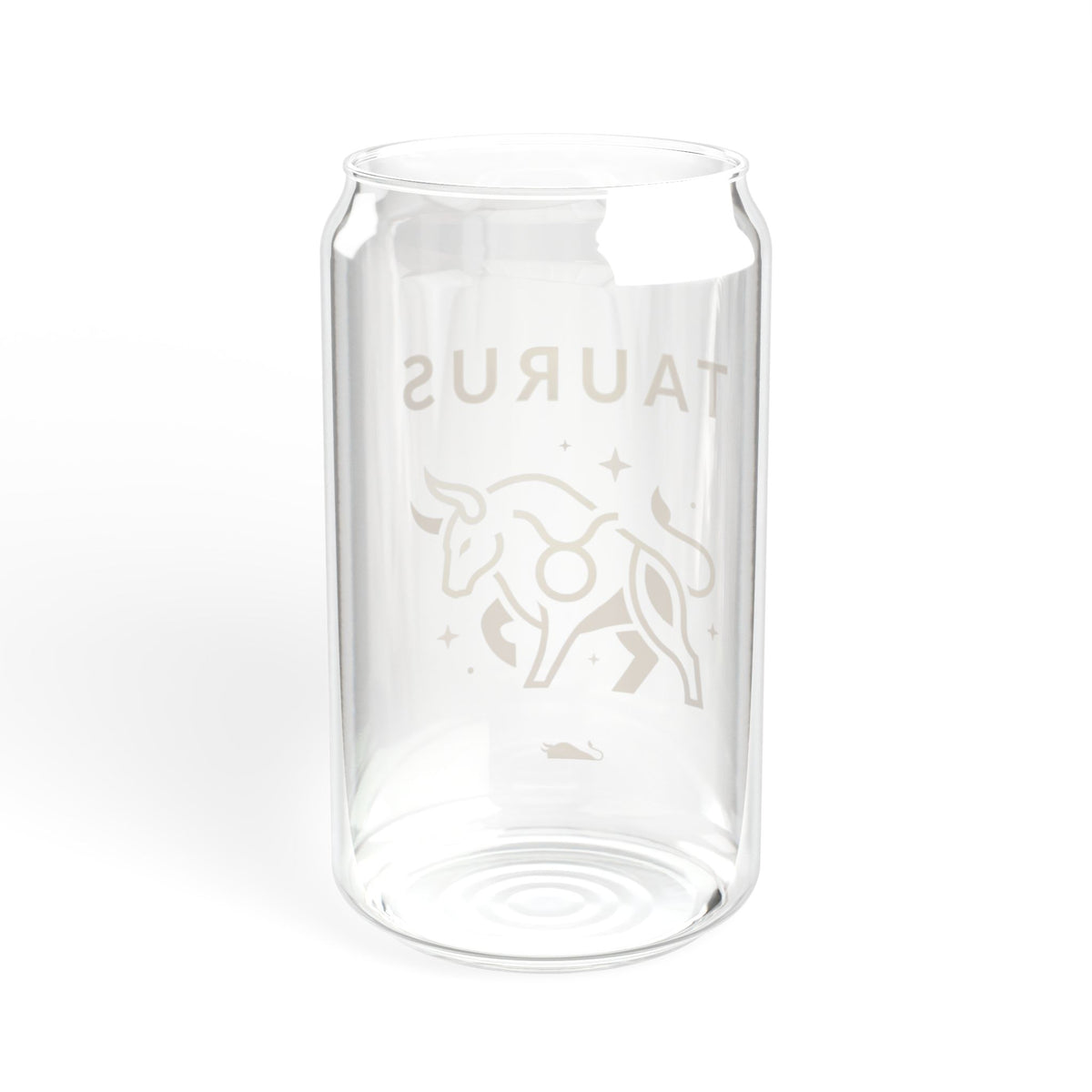 Taurus Zodiac 16oz Sipper Glass with Straw