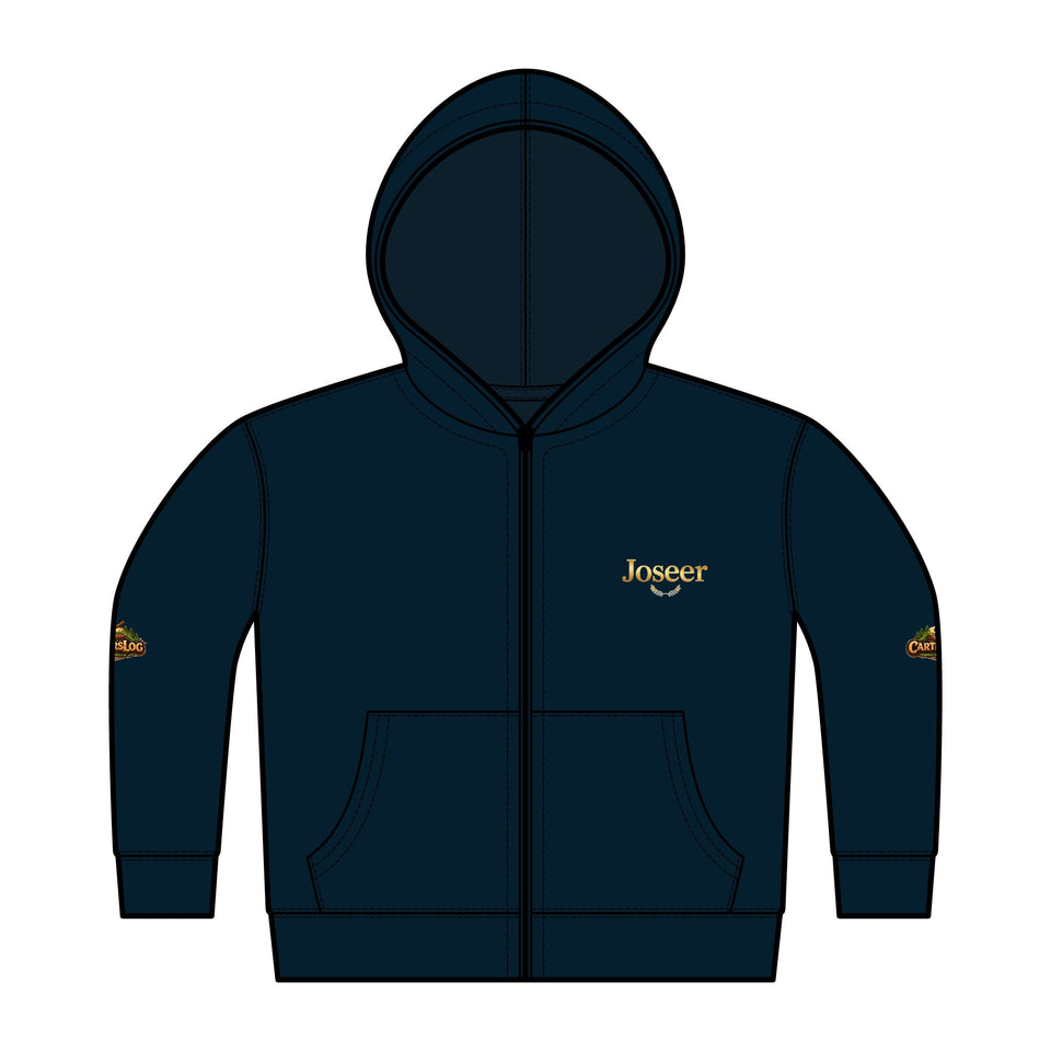 Personalized Toddler Zip Hoodie — Cozy Fleece Jacket