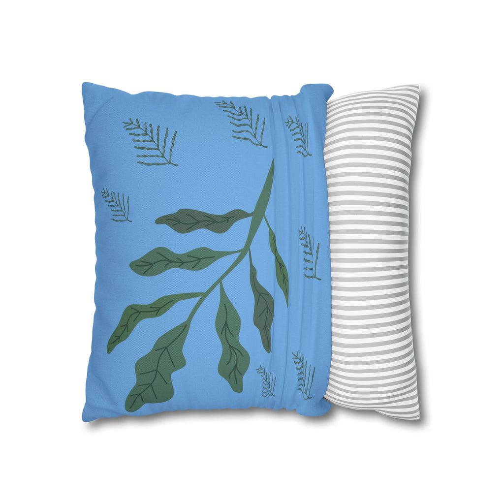 Vibrant Floral Square Pillowcase, Cozy Home Decor, Gift, Bedroom Accent, Spring Interior, Flower Cushion Cover