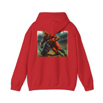 Football Warrior Hoodie, Sports Sweatshirt, Game Day, Unisex Apparel, We Up Next, Athletic Gift