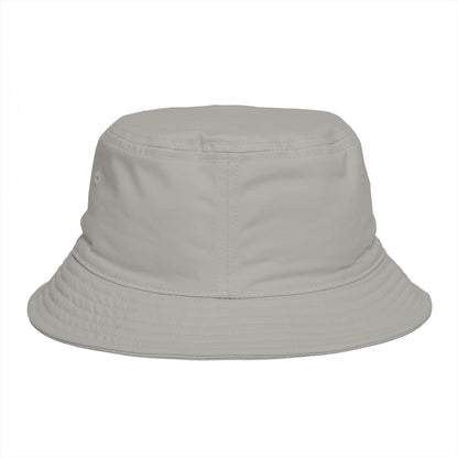 Tribal Geometric Owl Bucket Hat — Colorful Mountain Owl Face Print