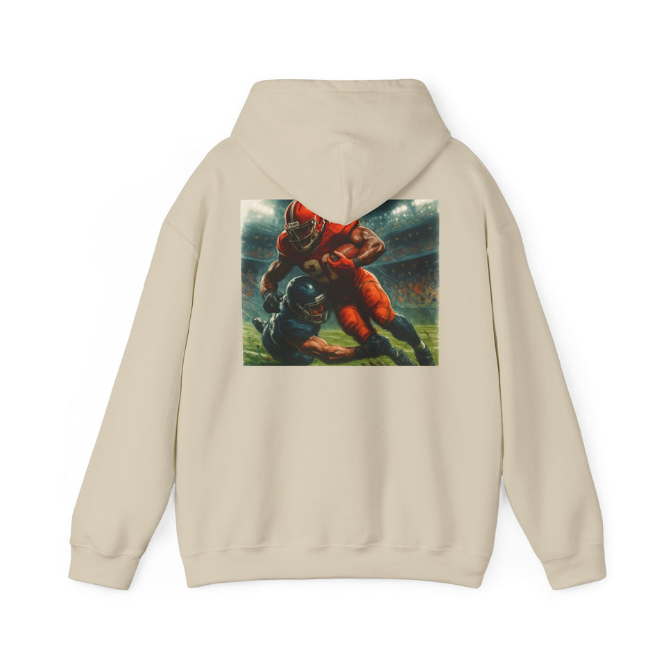 Football Warrior Hoodie – Game Day Sports Sweatshirt