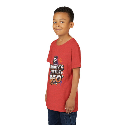 Youth Halloween Tee — “Daddy’s Little Boo” / “Spooky &amp; Unbothered” Kids Costume Shirt