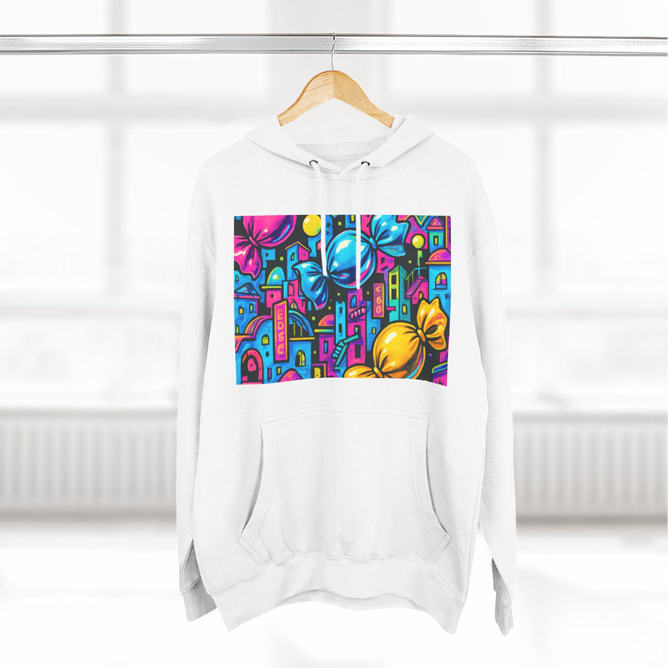 Colorful Candy City hoodie | Graphic Hoodie