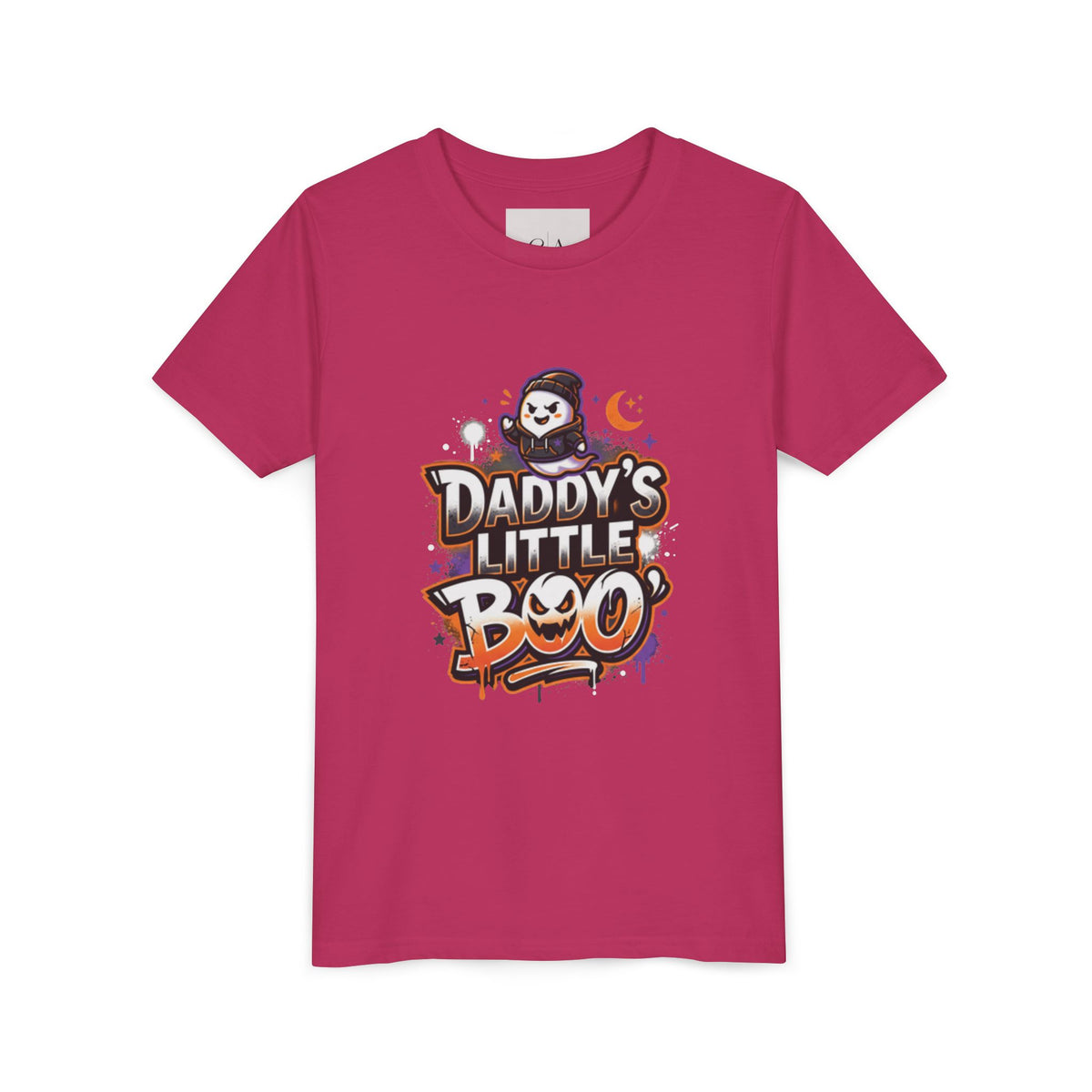Youth Halloween Tee — “Daddy’s Little Boo” / “Spooky &amp; Unbothered” Kids Costume Shirt