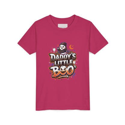 Youth Halloween Tee — “Daddy’s Little Boo” / “Spooky &amp; Unbothered” Kids Costume Shirt