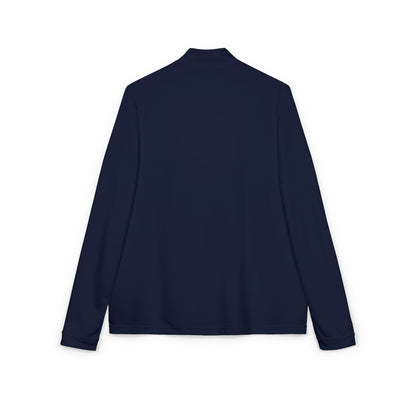 Embroidered Earth Patch Quarter-Zip Pullover