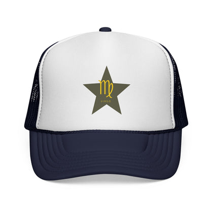 Virgo Star Trucker Hat – Zodiac Astrology Cap