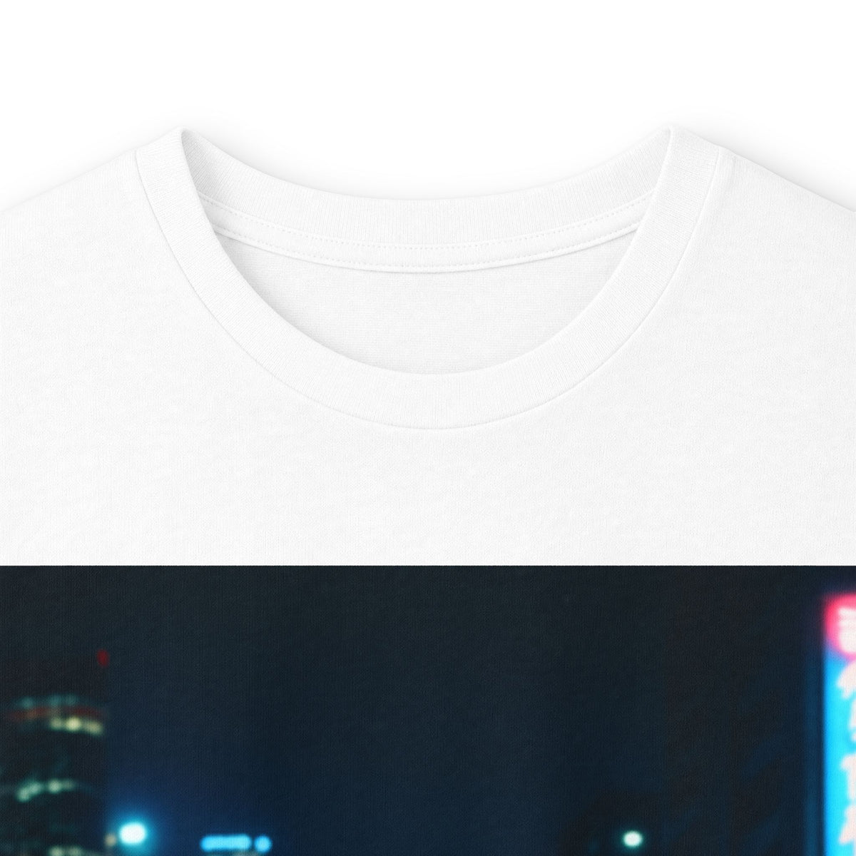 Long Sleeve Tee — Neon City Red Sports Car Streetwear