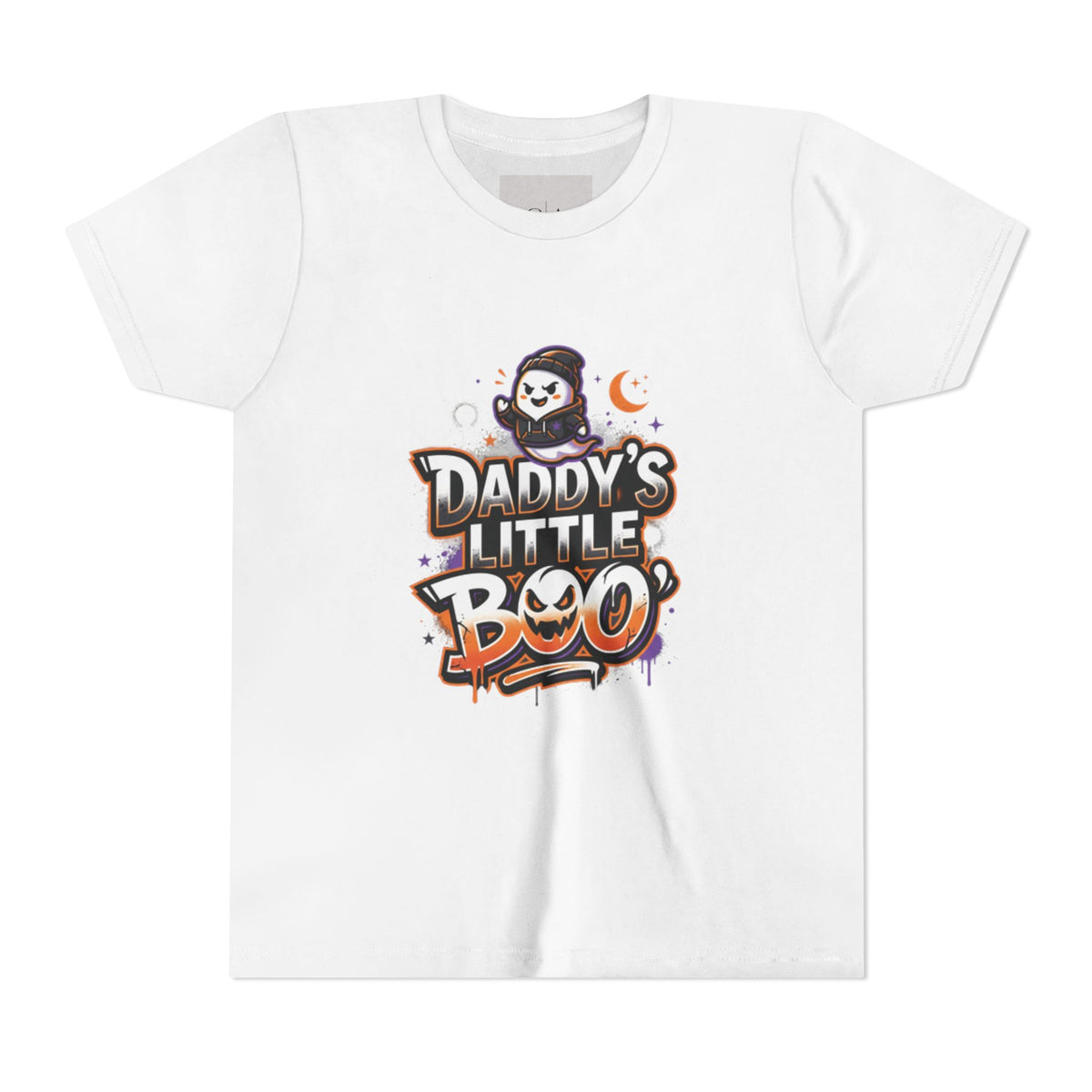 Youth Halloween Tee — “Daddy’s Little Boo” / “Spooky &amp; Unbothered” Kids Costume Shirt