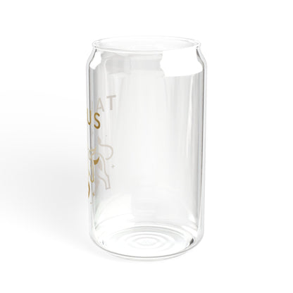 Taurus Zodiac 16oz Sipper Glass with Straw
