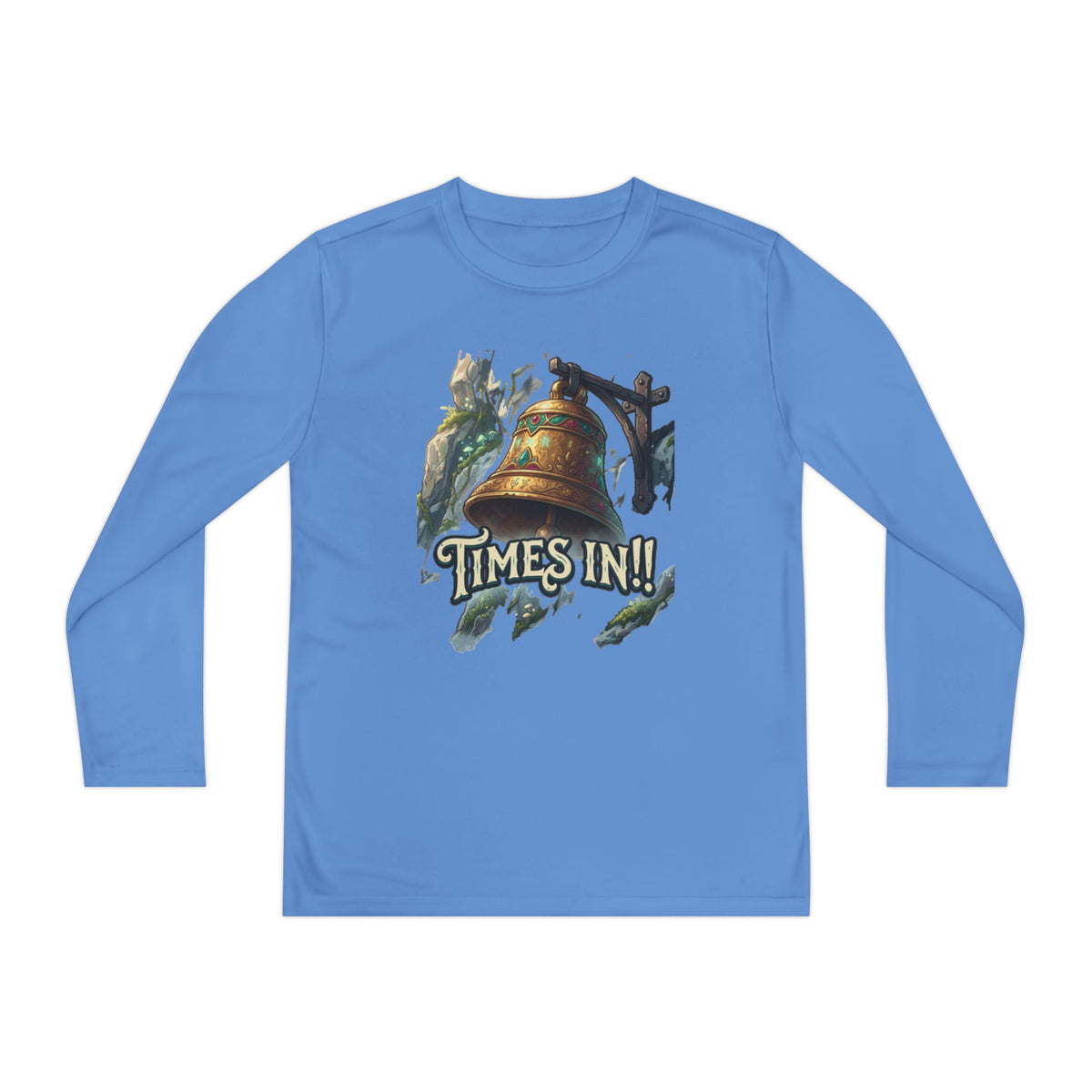 Times In!! Youth Long Sleeve Tee — Vintage Bell Graphic