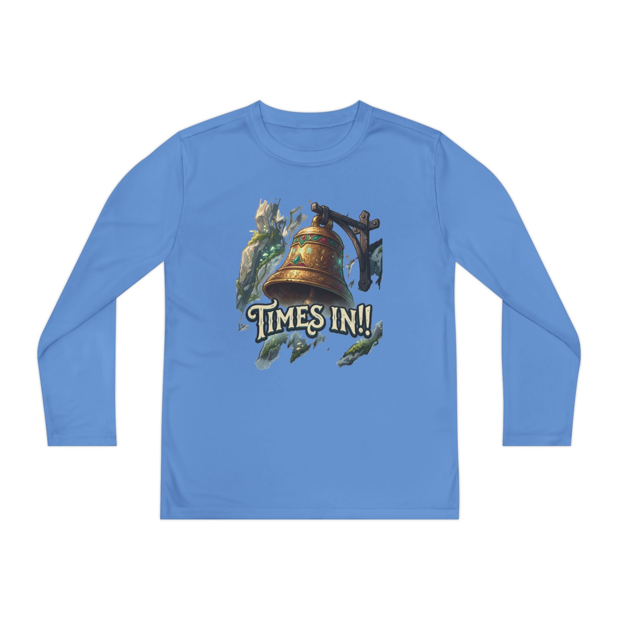 Times In!! Youth Long Sleeve Tee — Vintage Bell Graphic