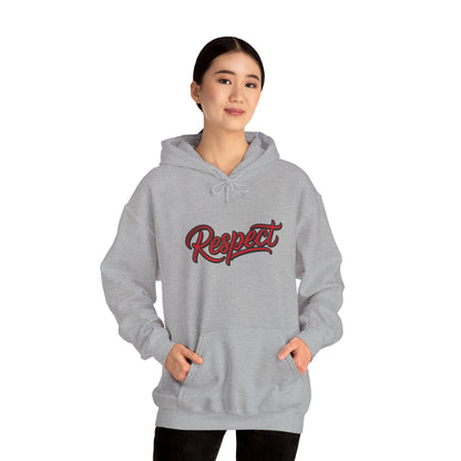 Respect Is Earned Hoodie — Retro Script Motivational Sweatshirt