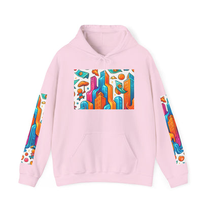 Designed Hooded Sweatshirt, Graphic Hoodie, Cozy Pullover, Men&
