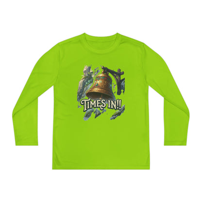 Times In!! Youth Long Sleeve Tee — Vintage Bell Graphic