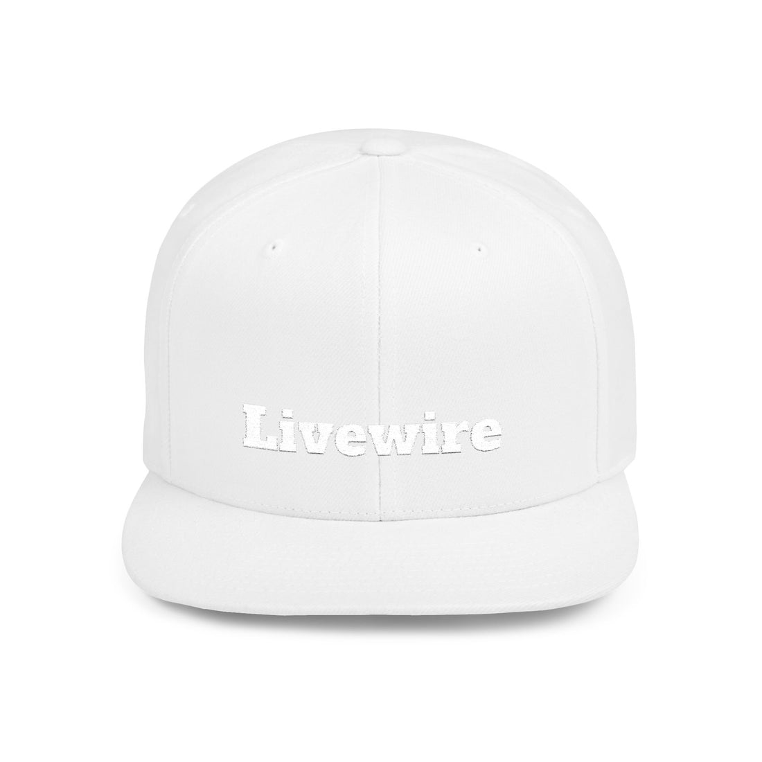 Livewire Flat Bill Snapback Hat | Stylish Casual Cap for Everyday Wear, Perfect for Festivals, Sports, and Street Style