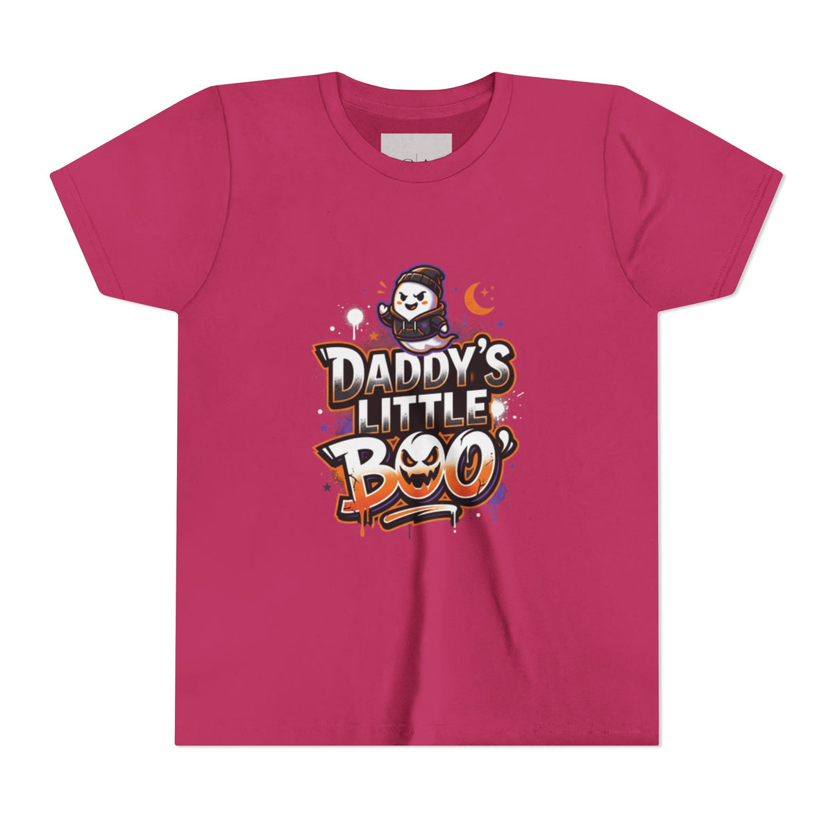Youth Halloween Tee — “Daddy’s Little Boo” / “Spooky &amp; Unbothered” Kids Costume Shirt